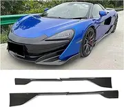 Car Side Skirts Compatible for McLaren 570GT 570S 2 Door 2015-20 Dry Carbon Side Skirt Extension Lip Panels