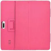 Universal Shockproof PU Flip Stand Case Cover for 10.1 Inch Android Tablet PC (Rose Red)