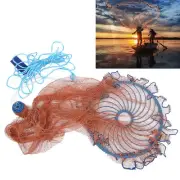 TOH 240cm Fishing Casting Net High Strength Hand Cast Net With Flying Disc CH