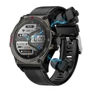 1.53 Inch Ip67 Bt5.0 Sport Smart Watch With Earbuds Support Bluetooth Call / Sleep / Blood Oxygen / Heart Rate / Blood Pressure Health Monitor