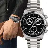 在飛比找PChome24h購物優惠-TISSOT 天梭 PR516 石英計時手錶-40mm T1