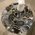 18" agate Table Top / Counter agate top Handmade Home Decor