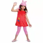 Disguise Nick JR Peppa Pig Deluxe Character Childrens Halloween Costume 116159