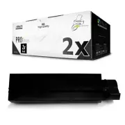 2x Ink Cartridges for Oki MB 472 492 562 Dn Dnw 45807106 Black
