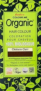 Radico Colour Me Organic Hair Colour Powder, Light Brown, 100 Grams