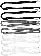 GRADENEVE Unique Metal Tip Drawstring Cords for Sweatpants Hoodies Sneakers 18pcs Elastic Cords in Bright Colors