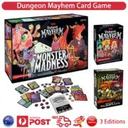 Dungeon Mayhem Monster Madness Card Game Dragon Family Board Game 2-4 Players