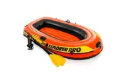 Intex 1.96m Explorer PRO 200 Inflatable Water Sport Boat Set w Pump Paddle 6+