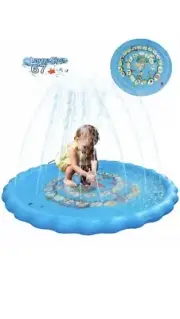 yu zhi long Splash Pad,Sprinkler for Kids 67 “Kids Sprinkler,Kid Pool,Baby Pool