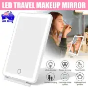 Rechargeable Travel Makeup Mirror with 72 Led Lights Portable Beauty Mirror NEW