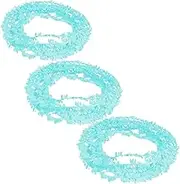 NOLITOY 3Pcs Artificial Eucalyptus Leaf Garland Faux Vine String for DIY Decor Holiday Crafts and Christmas Wreath Making Versatile Greenery for Indoor and Outdoor Use