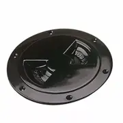 Sea Dog Screw Out Deck Plate 6 In #8 Fasteners Black 337165-1