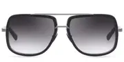 Dita Mach-One DRX-2030-E-BLK-SLV-59 Men's Sunglasses Black Size 59