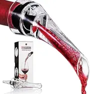 Wine Aerator - Luxury 2018 Aerator Wine Pourer - Wine Aerator Pourer - Wine Pourer - Wine Spout - Red White in Bottle Wine Aerator Kit - Slow Mini Wine Decanter Diffuser Aerator - eBook Wine Guide
