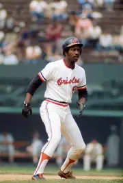 Paul Blair Baltimore Orioles leads off of third base at an Major - 1974 Photo