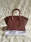 Michael Kors Avril Large Top Zip Satchel + dust bag- Rose
