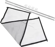 Gatuida 1Set Retractable Pet Safety Mesh Gate Dog Barrier Net Fence for Pet Isolation Indoor Outdoor Use Doorway Protection