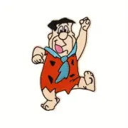 Embroidery Patch Sew or Iron-On Fabric Applique - New - Fred Flintstone