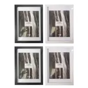 4PK Unigift Quebec Matboard Photo Picture Frame A4 Size Assorted