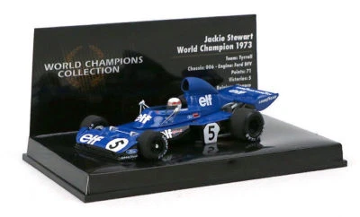 Tyrrell 006 1973 Jackie Stewart World Champion 1/43 Minichamps 436730005
