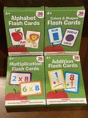 Mathematics Flash Cards ~ Colors/Shapes ~ Multiplication ~ Addition ~ Alphabet