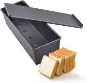 Pullman Loaf Pan with Lid Aluminumed Steel Pullman Loaf Pan Non Stick Bread Pan