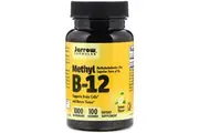 Jarrow Formulas Methyl B-12 Supports Brain Cells & Nerve Tissue Lemon Flavour, 1000mcg, 100 Lozenges