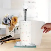 Crystal Paper Towel Holder Stand Kitchen Countertop Paper Towel Roll Dispenser