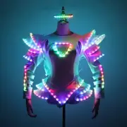 Full Color LED Costume Light Up Luminous Clothes Ballet Tutu LED Dress Women