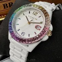 在飛比找O!MyGod購物商城優惠-星晴錶業 COACH蔻馳手錶編號:CH00167 白色錶盤白