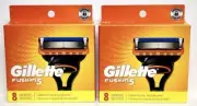 2 NEW Gillette Fusion 5 Razor Blades, 16 Cartridges