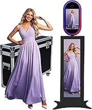 Mirror Photo Booth with Touch Screen (Black D(LCD), Photo Booth Machine)