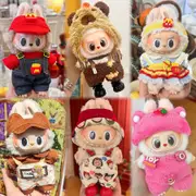 Plush Toy Clothes Compatible With LABUBU(NO Doll)17cm Cute Dress-Up Casual Suit Skirt