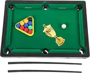 KOMBIUDA 1set Pool Table Game for Boy Girl Portable Tabletop Billiards Toy Interactive for Family and Friends Material for Hand-Eye Coordination Educational Game