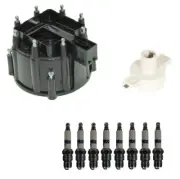 Distributor Rotor Cap & Spark Plugs Kit ACDelco For Chevy G30 5.7L V8 1987 VIN M