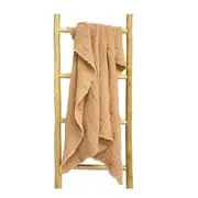 Luxurious Coogee Cotton Throw Blanket Dusty Pink