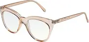 Le Specs Female Halfmoon Magic Bl Tan Cat-Eye Blue Light