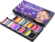 Color Water Soluble Body Painting Pigment Halloween Makeup Face Paint for Cosplay Drama and Special Effects Vibrant Cosmetic Paint for Creative Body Art
