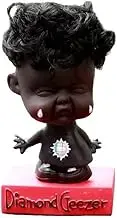 Sun HJAZ Car Ornaments Shaking Head Dolls Springs Rotocast Material Rich Expression Car Dashboard/Home/Office Desktop Decoration Creative Children's Gifts Sun (Shape : Two)