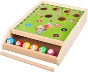Billiards Board Games | Combination Game - Billiards Tables for Room Tabletop Pool Sturdy Wooden Design for All Ages