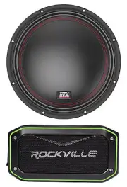 MTX 5510-22 10" 800 Watt Peak/400 Watt RMS Car Subwoofer Sub + Speaker