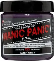 MANIC PANIC Classic Alien Grey Semi Permanent Hair Color - Cool, Medium Slate Grey Hair Dye for Women & Men That Lasts 4-6 Weeks - Vegan, Ammonia & Cruelty-Free - Create & Mix Custom Shades (4oz)