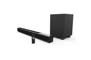Laser 2.1Ch Bluetooth Soundbar Speaker Stereo w Wireless Subwoofer For TV Black