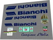 1987 Bianchi Campione D'Italia darkblue DECAL SET