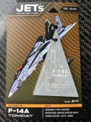 Jet Eyes Grumman F-14A Tomcat Aircraft Skin Tag Completely SOLD OUT BuNo:160900