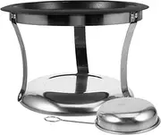 Gatuida 1 Set Buffet Stove with Lid Stainless Steel Warmer Buffet Baked Fish Tray