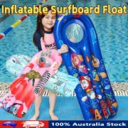 Au Children's Inflatable Surfboard Float Row Water Skis Float Row Flamingo Bed