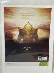Xbox 360 Fable 3 video game print ad wall art