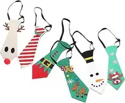 SEWACC Xmas Neck Tie Props 6pcs Christmas Party Tie Cosplay Accessory Fashionable Durable