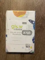 Pottery Barn Kids Glow In The Dark Solar System Standard Pillow Case